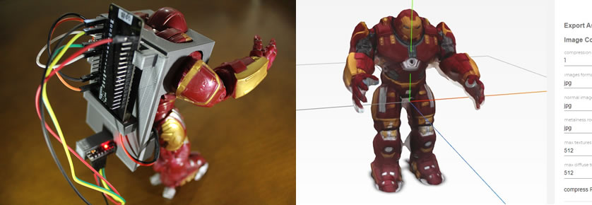 Toy Robot and 3D Model