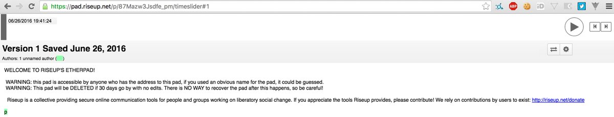 Riseup etherpad