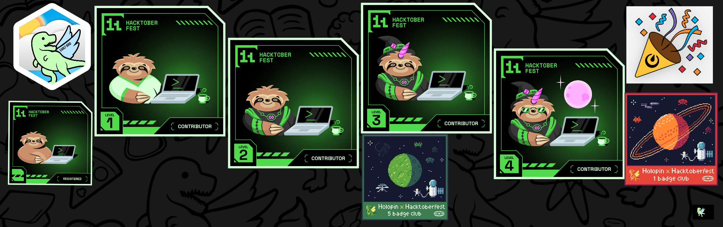 An image of @qaisarmoin's Holopin badges, which is a link to view their full Holopin profile