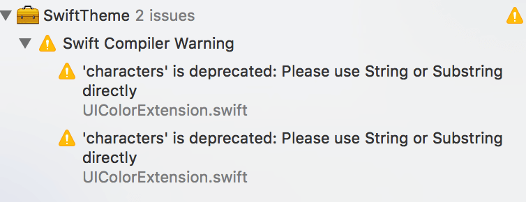 Swift compiler warning