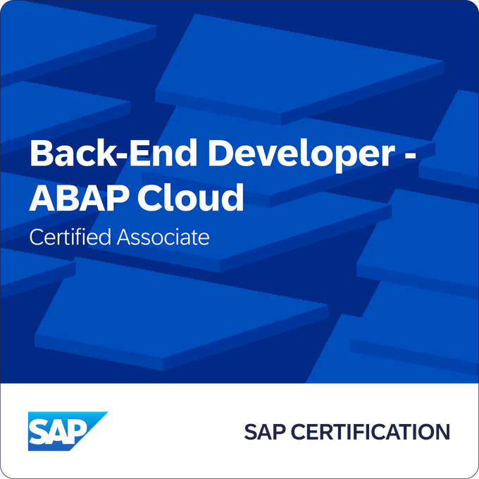 SAP Certified Associate Badge