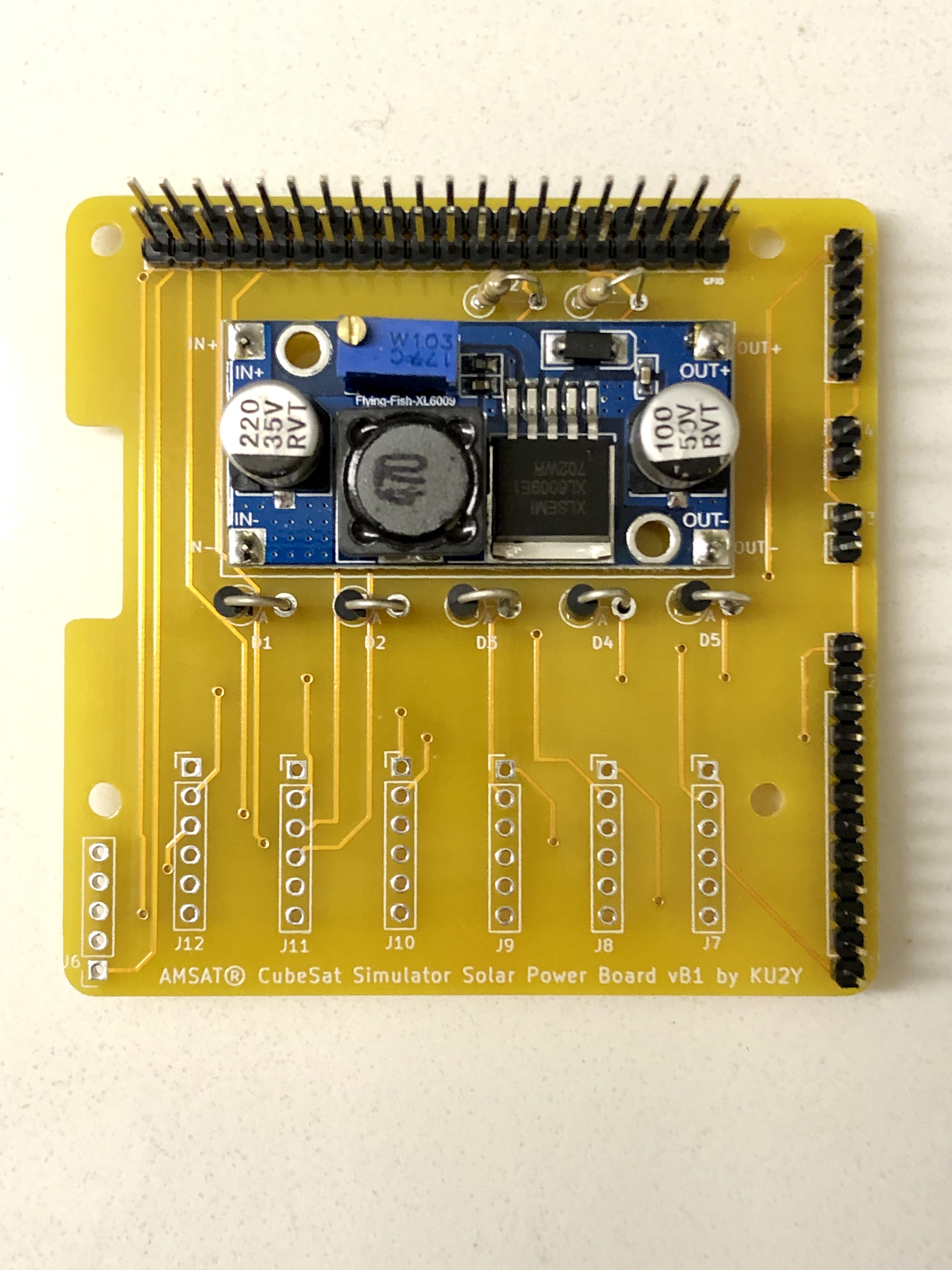 PCB with Diodes installed