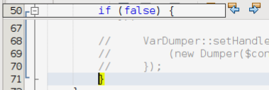 NetBeans inside looong IF statement