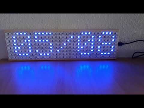 WiFi Clock LED Matrix