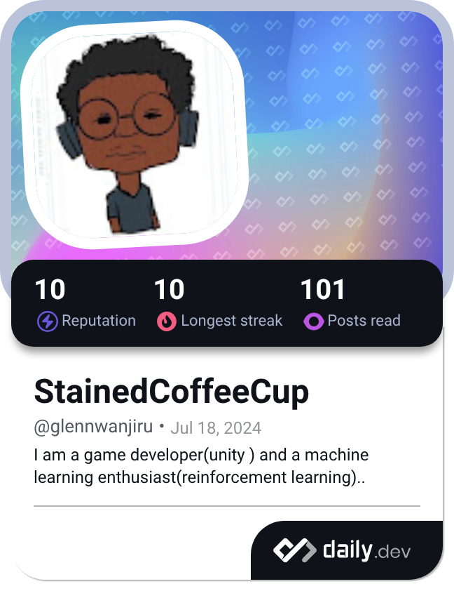 StainedCoffeeCup's Dev Card