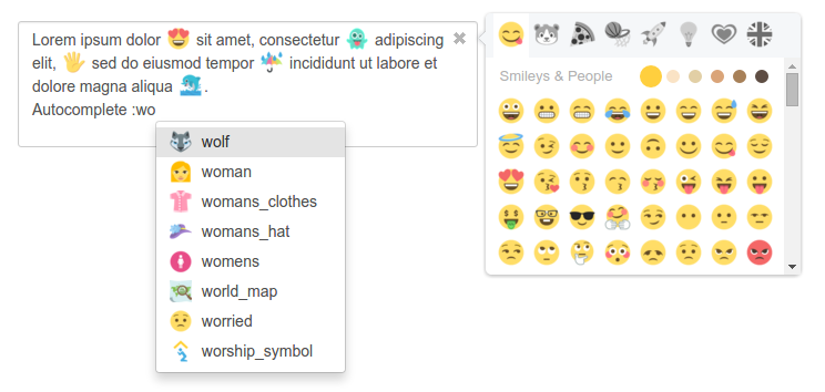 EmojiOne Area version 3.0