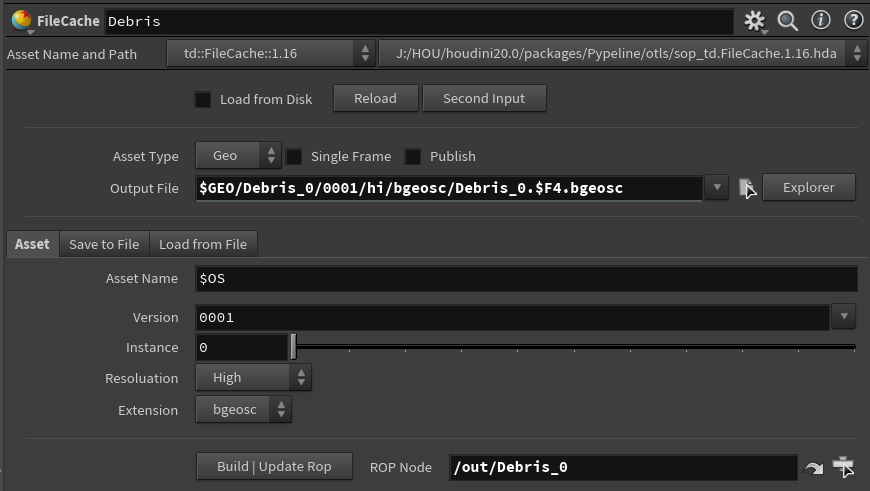 FileCaching HDA