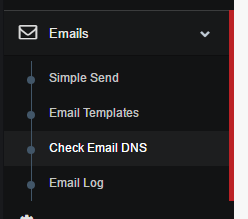 Check email dns