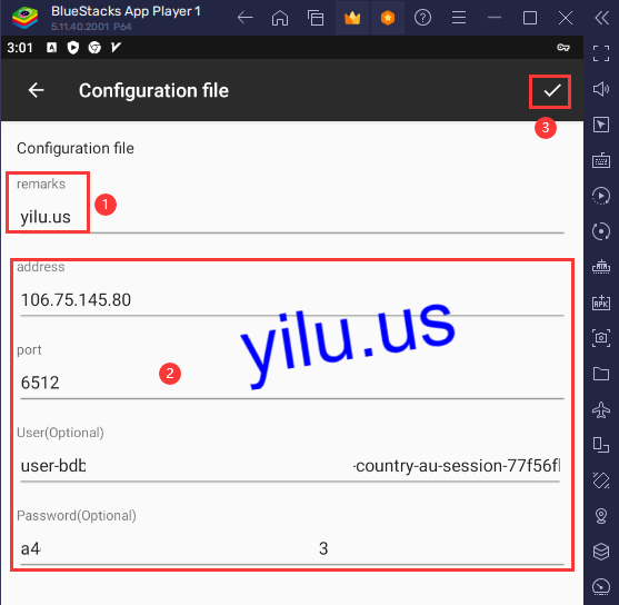 BlueStacks Change IP Proxy Settings