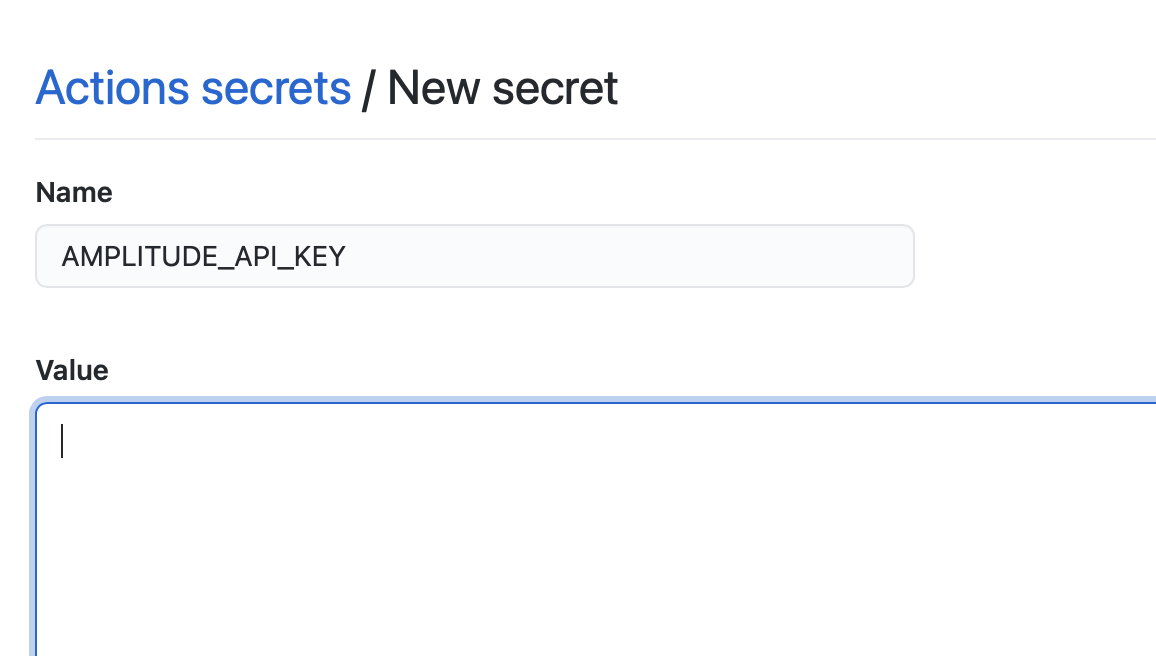 adding secret