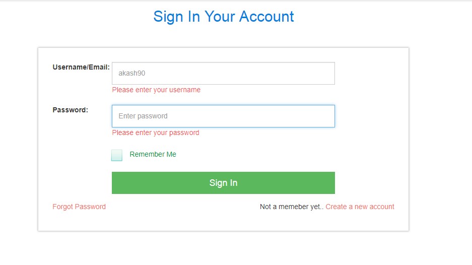 User_Login_Page_With_Validation