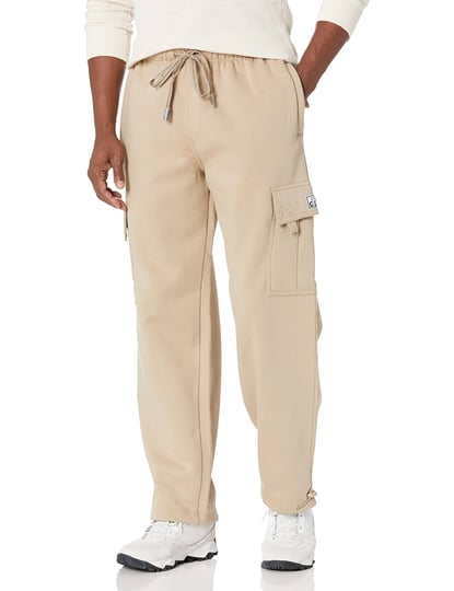 pro-club-mens-heavyweight-fleece-cargo-pants-khaki-large-1