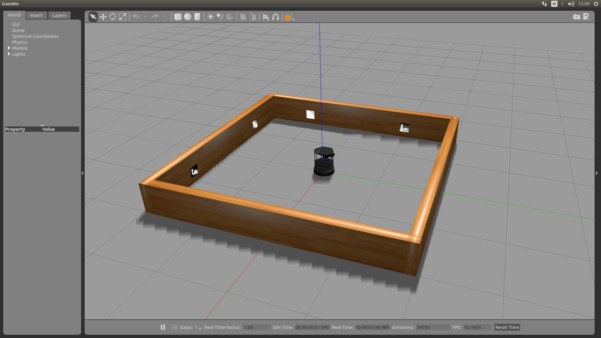 Gazebo environment