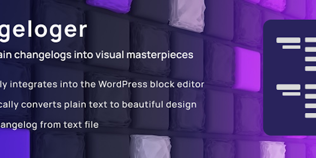 Changeloger for WordPress