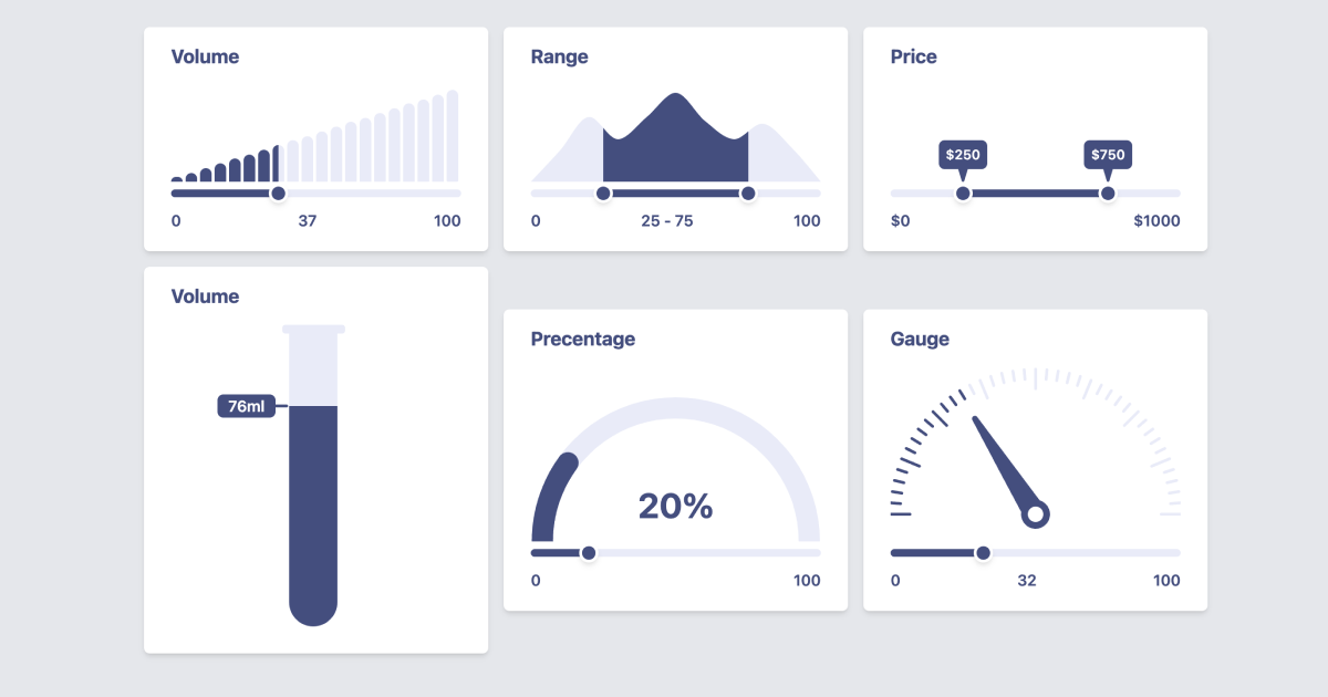 React range sliders demo