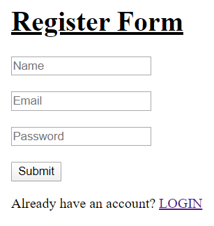 Register Form