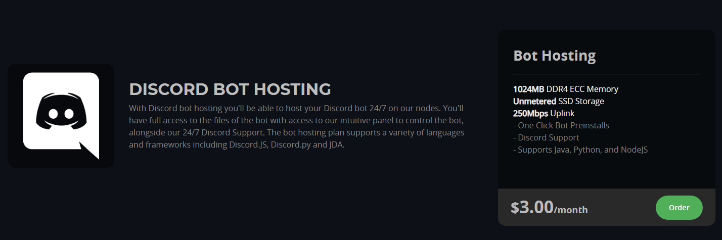 PebbleHosting - Discord Bot Hosting