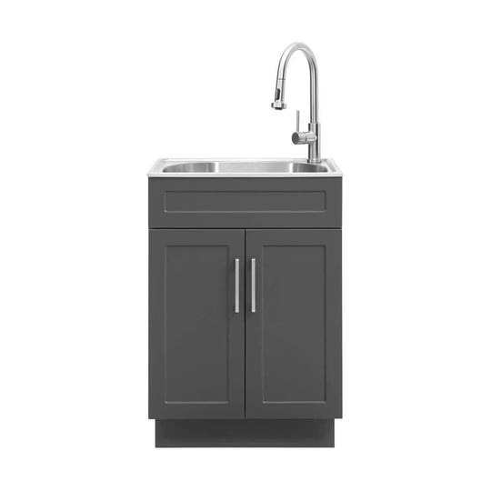 glacier-bay-all-in-one-stainless-steel-24-in-laundry-sink-with-faucet-and-storage-cabinet-in-dark-gr-1