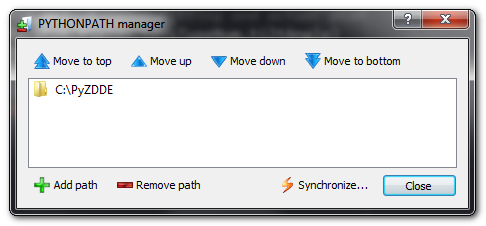 Python Path in Spyder2