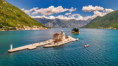 Our Lady of the Rocks and Saint George Island in the Bay of Kotor, Perast, Montenegro (© Dmitrii Sakharov/Shutterstock)