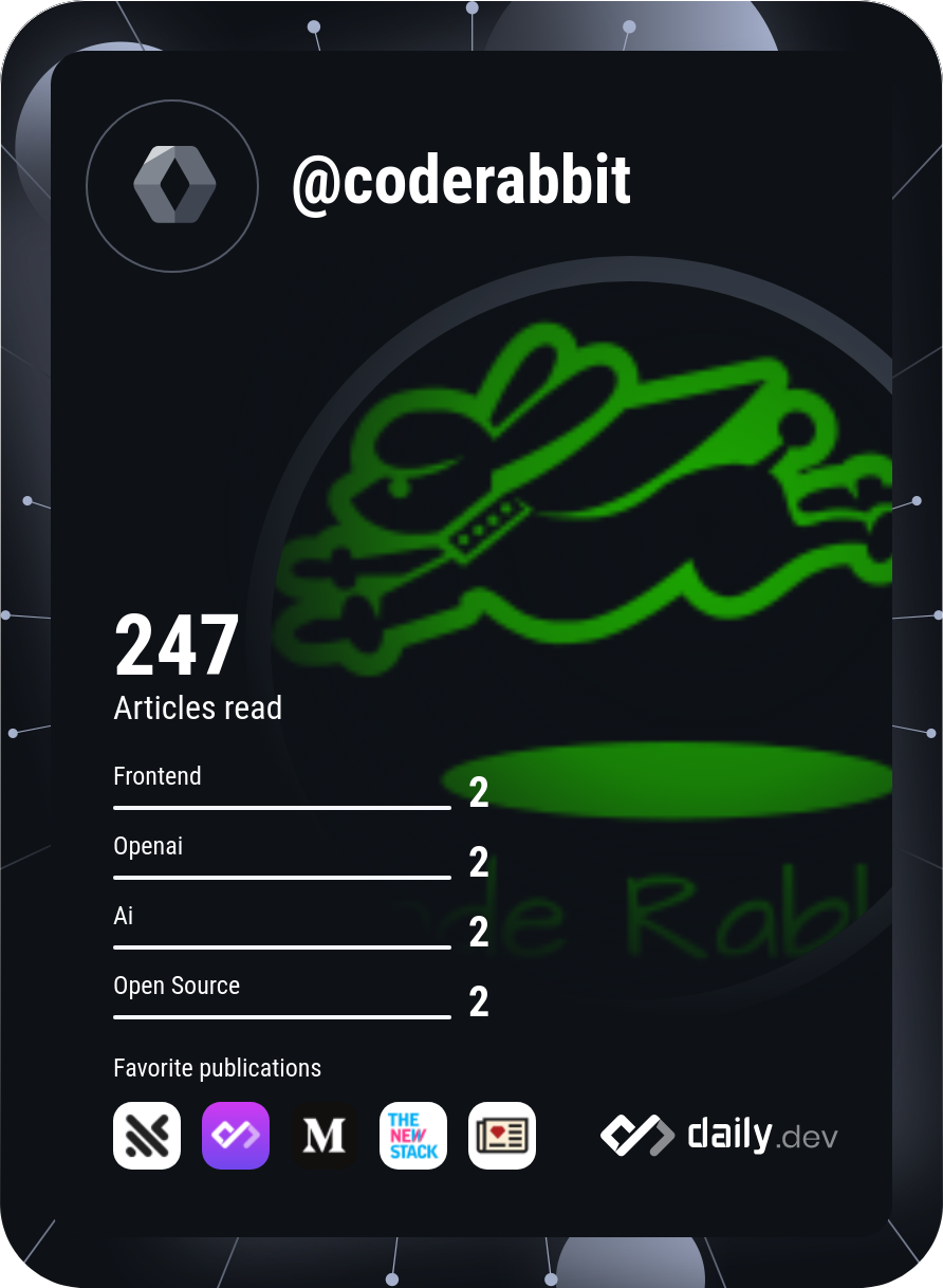 Code RabBit's Dev Card