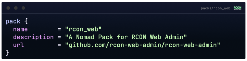 Nomad Pack: RCON Web