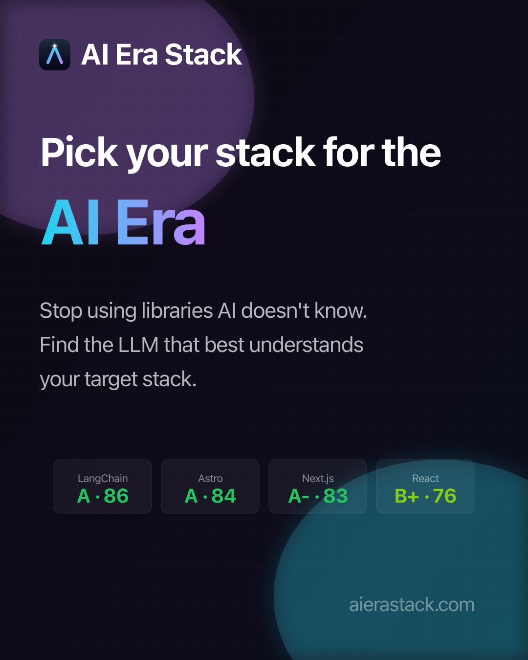 GitHub - AIEraStack/AIEraStack: Stop using libraries your AI doesn't ...