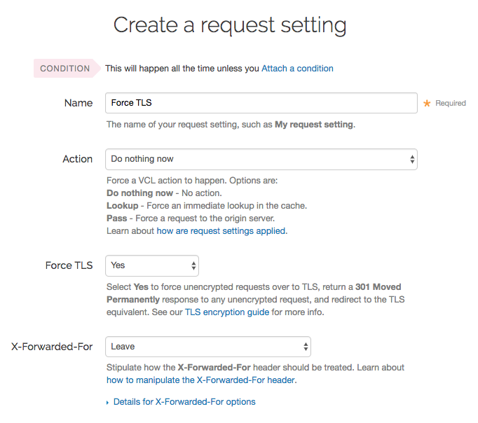 Fastly request setting example