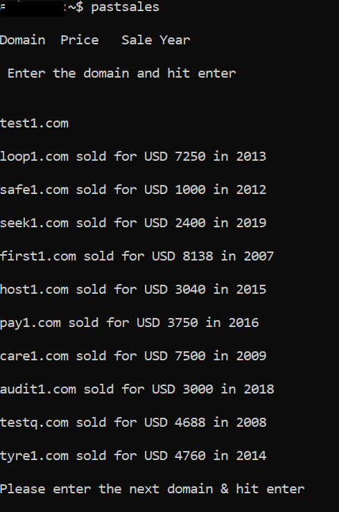 Past & Similar GoValue Sales Data with Year info