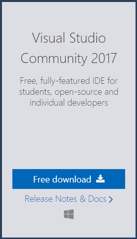 VS2017 download