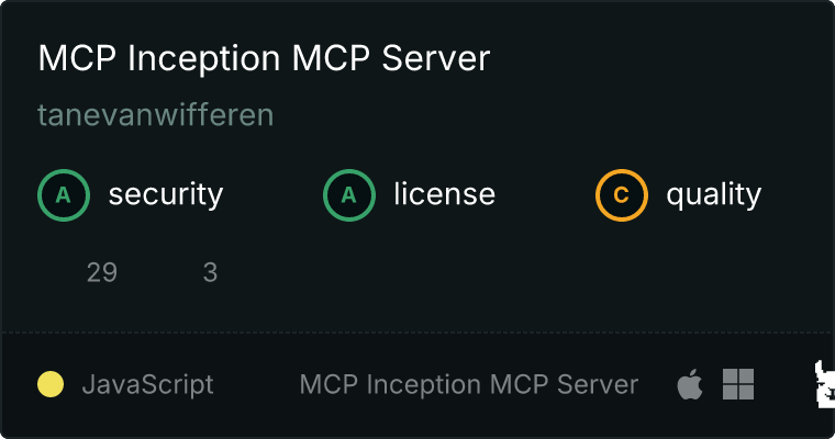 Inception Server MCP server
