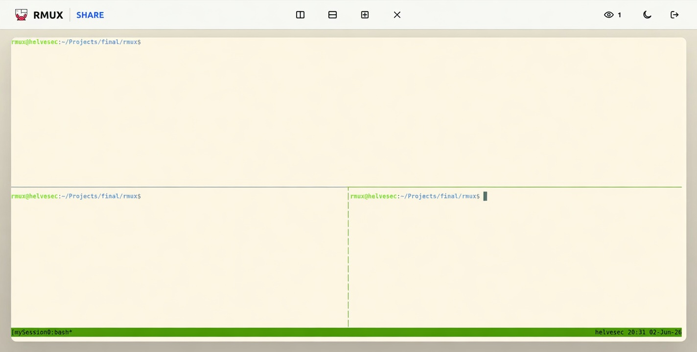 RMUX web share