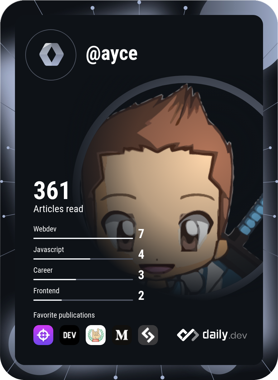 Evan JUGE's Dev Card