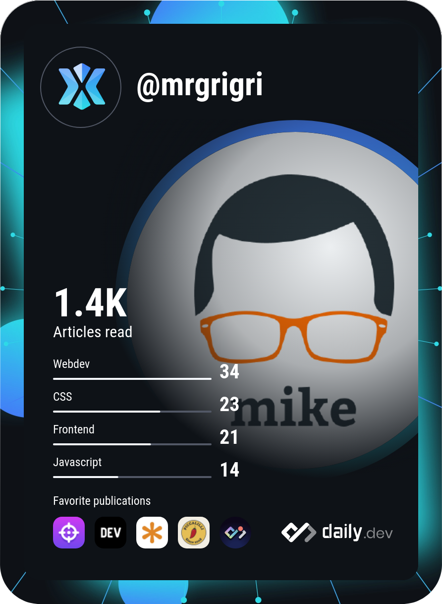 Michael Richins's Dev Card