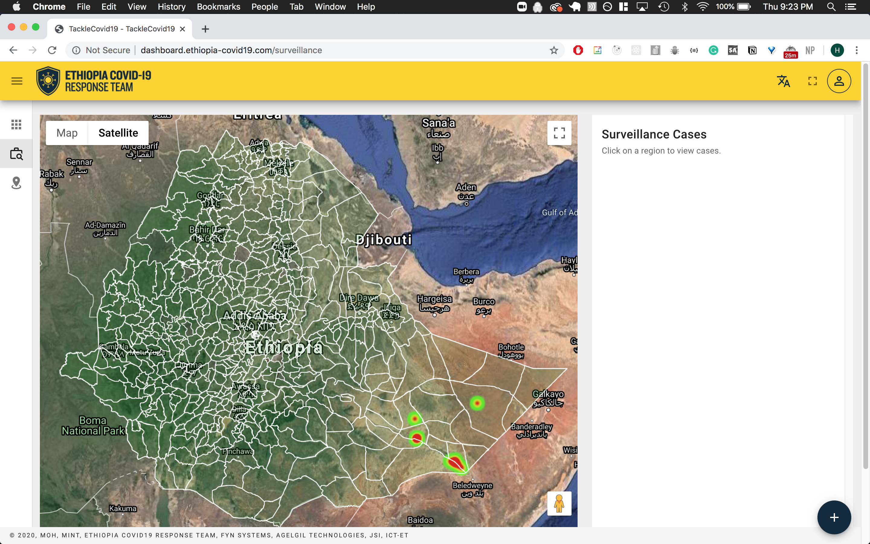 surveillance heatmap