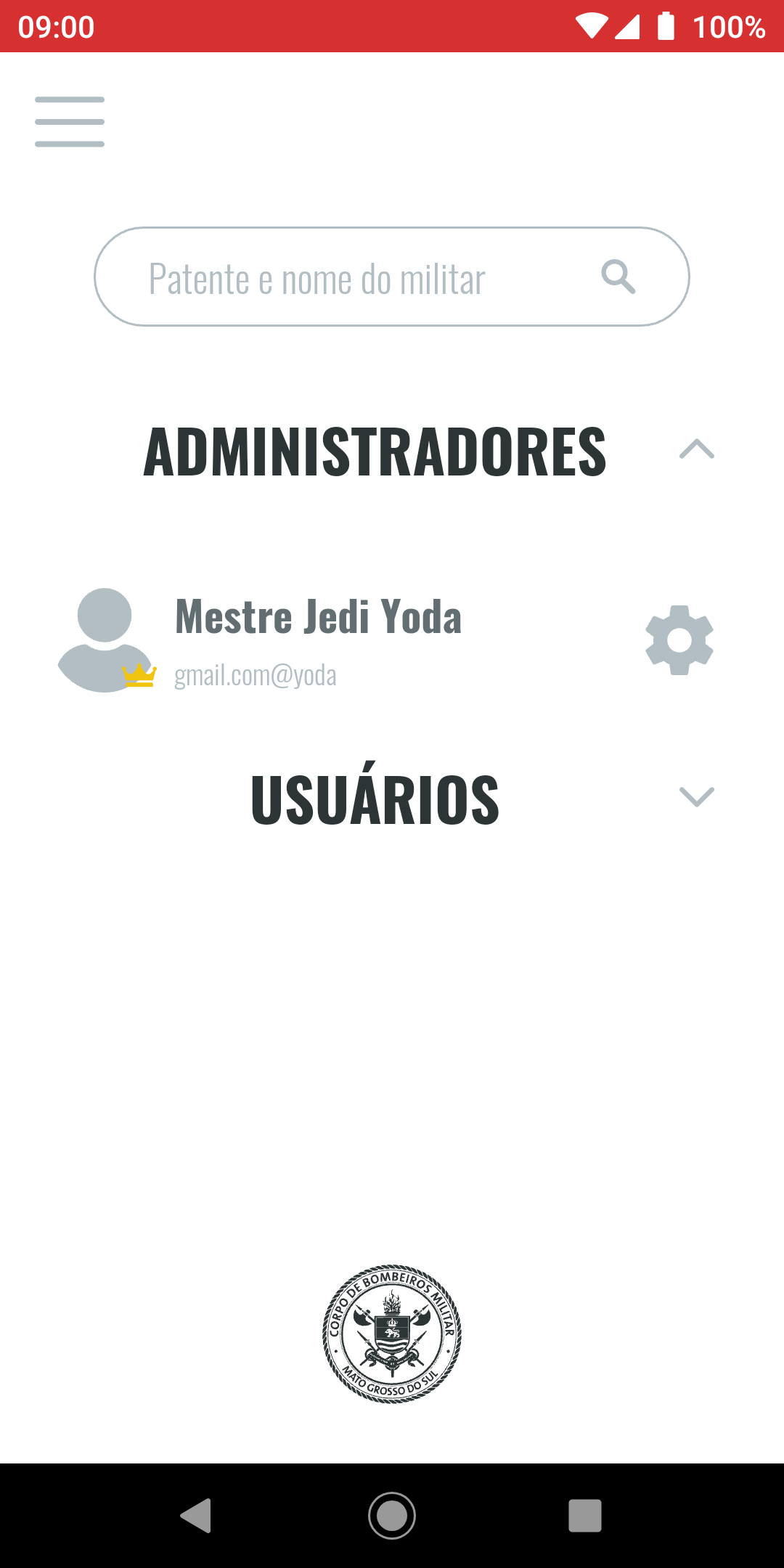 Administrador listado