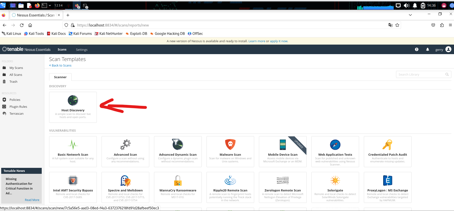 OS Vulnerability Scanning