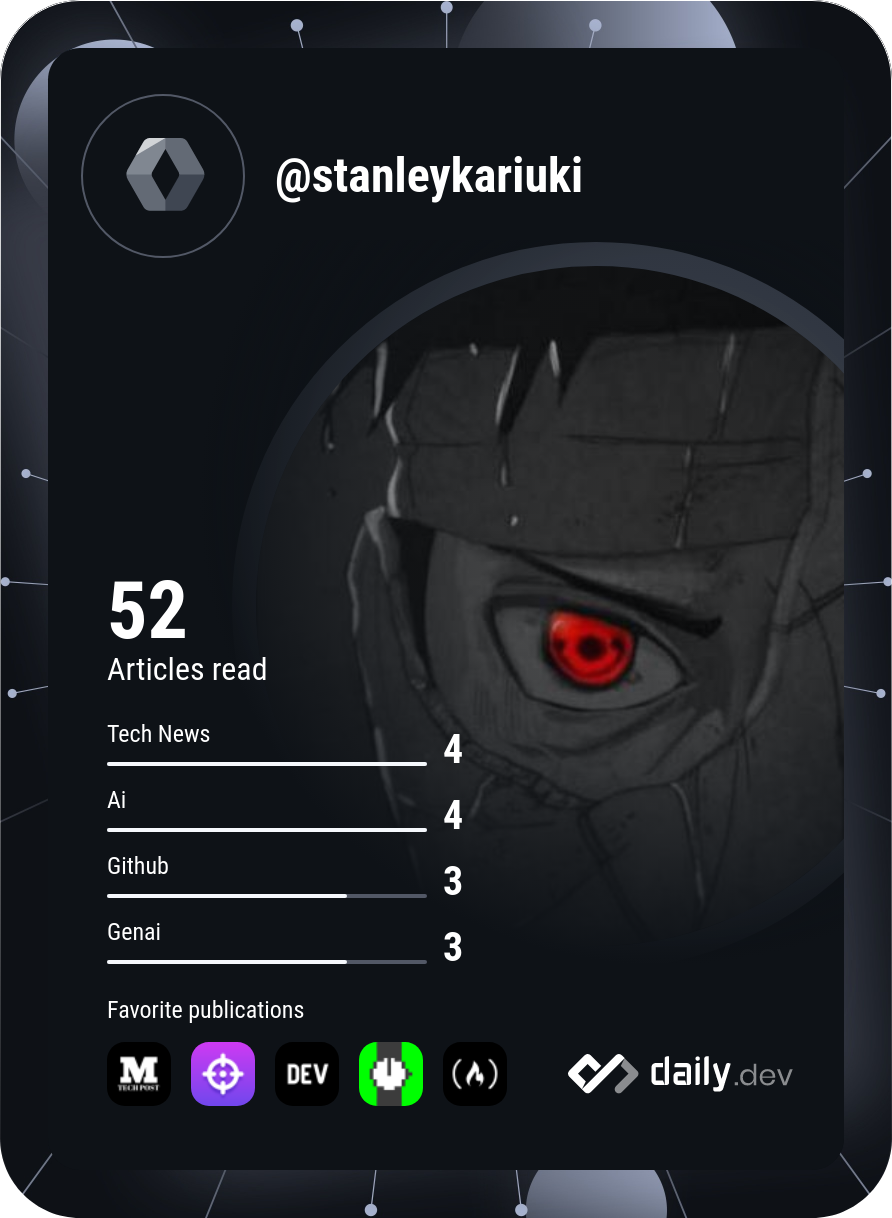 Stanley Kariuki's Dev Card