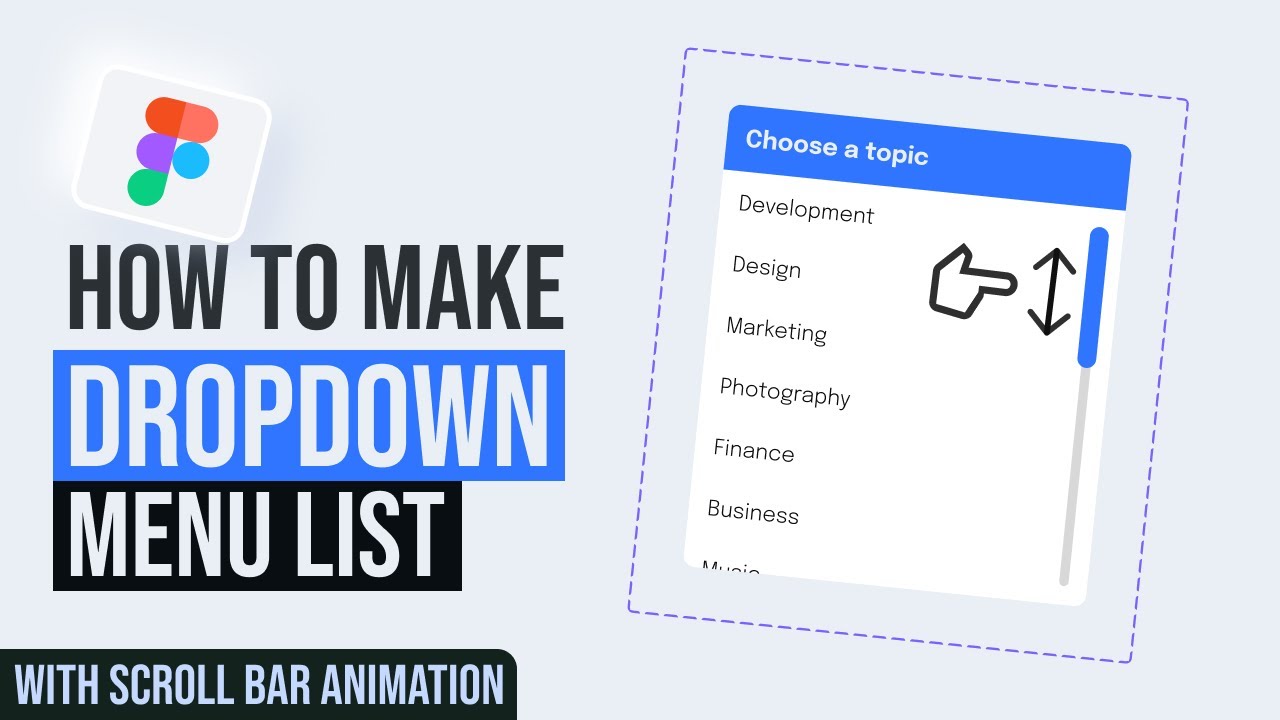 Create an interactive Dropdown Menu