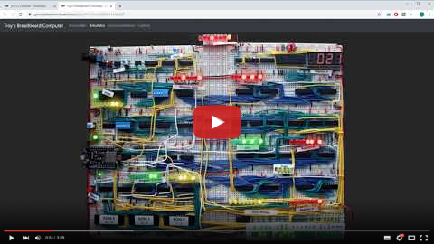 Troy's breadboard computer - Emulator