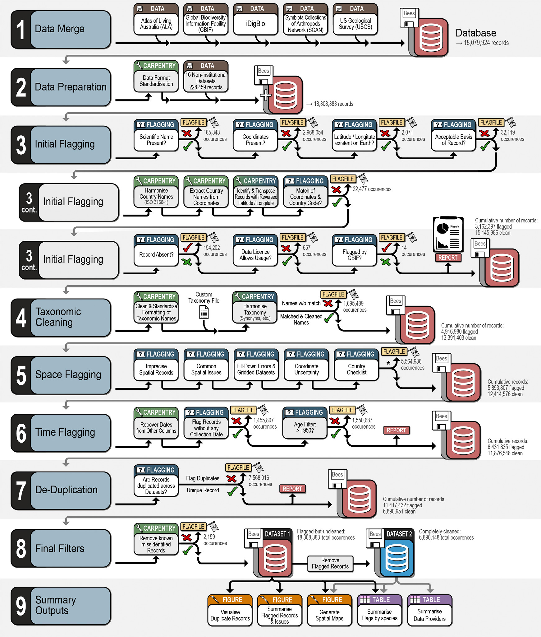 Workflow figure from Dorey et al. 2023