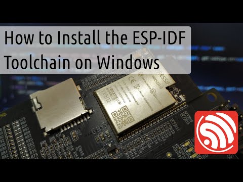 How to install the ESP-IDF Toolchain on Windows