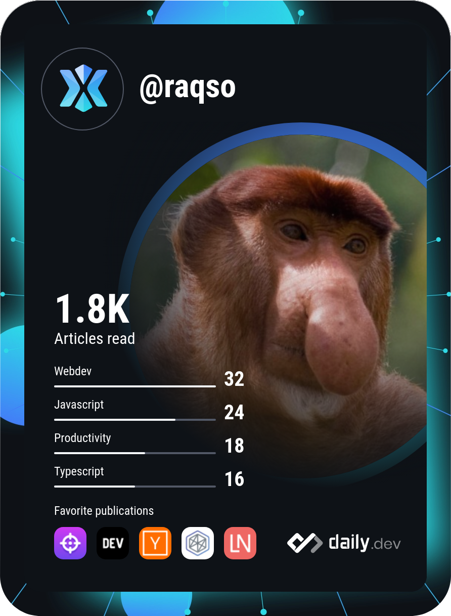 Adam's Dev Card