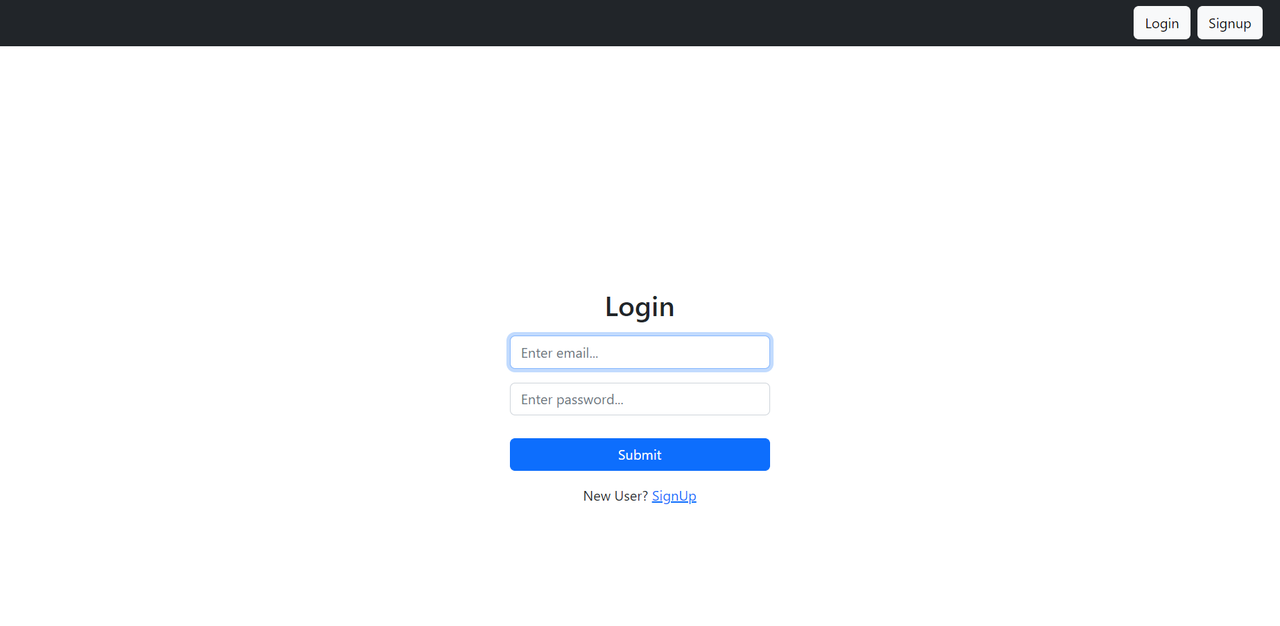 Login Screenshot