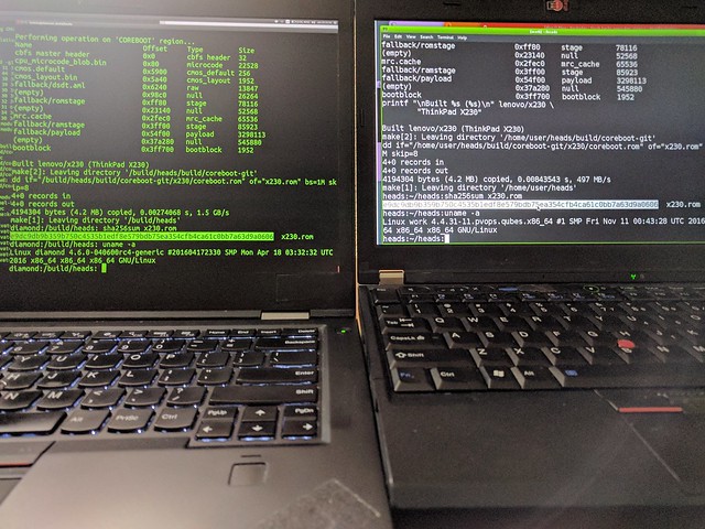 Reproducible builds, on any type of Thinkpad