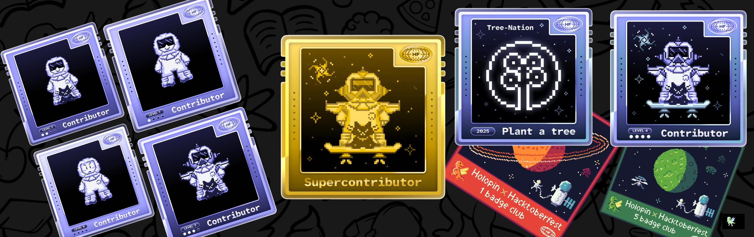 An image of @lagmator22's Holopin badges, which is a link to view their full Holopin profile