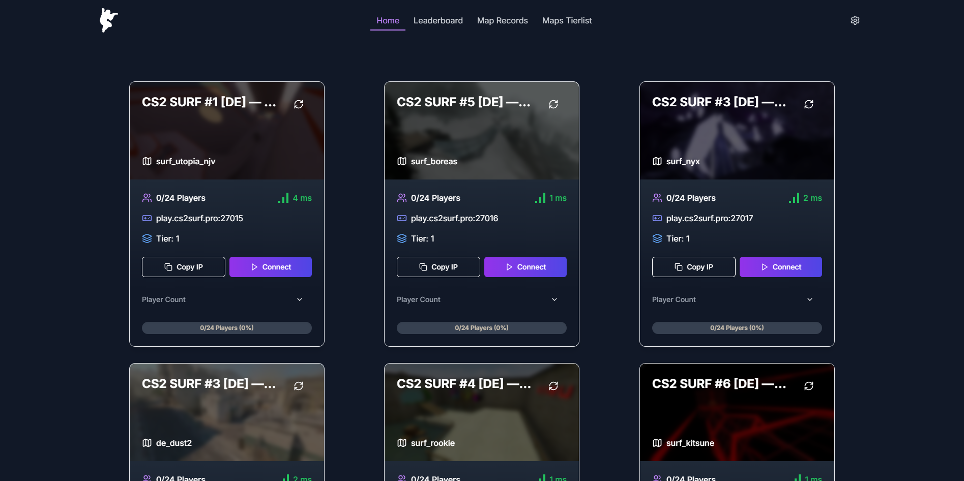 CS2 Sharptimer Webpanel