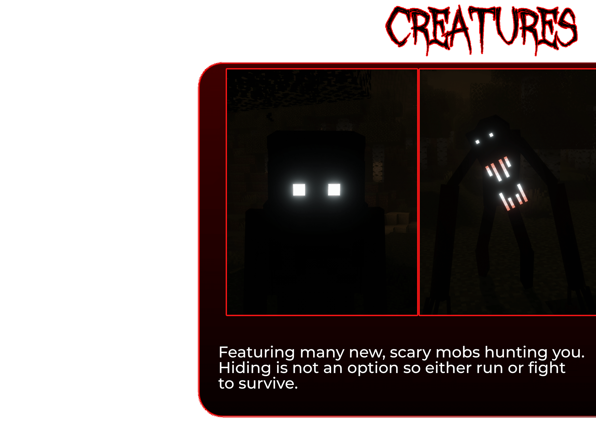 creatures feature banner showing two included creatures