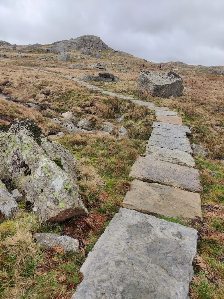 flagstones at the top