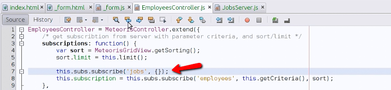 employee subscribes to jobs